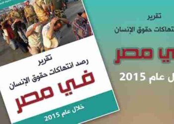 انتهاكات حقوق الإنسان فـي مصر خلال العام 2015