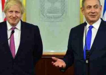 Netanyahu and Boris Johnson