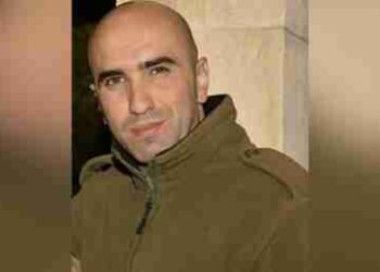 الأسير الفلسطيني المضرب عن الطعام حسن العويوي