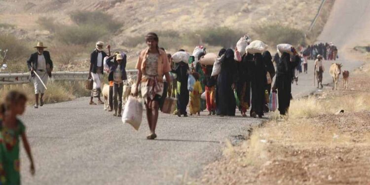 150,000 Yemenis displaced in 2020