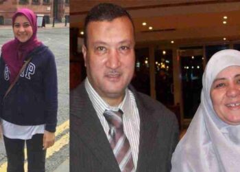 أحمد عبد النبي محمود وزوجته