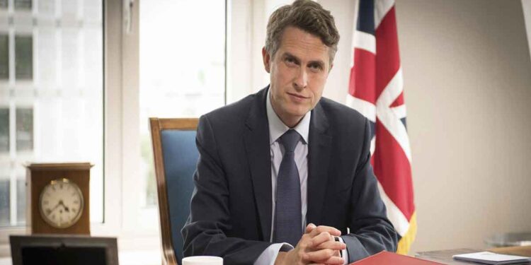 Gavin Williamson", British Minister of Education