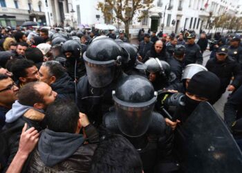 Police in Tunisia accused of excessive force against protesters