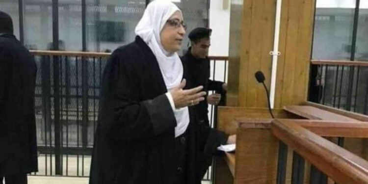 Detained lawyer Hoda Abdelmonem