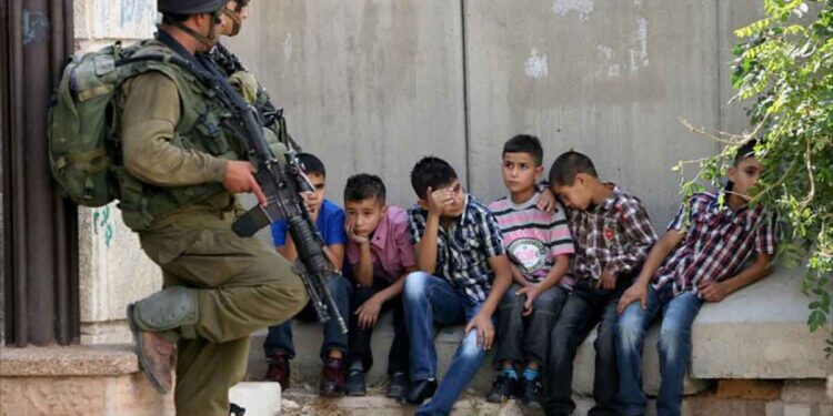 Palestinian children