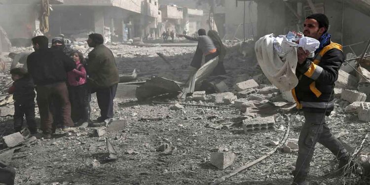 النظام السوري يواصل قصف المدنيين