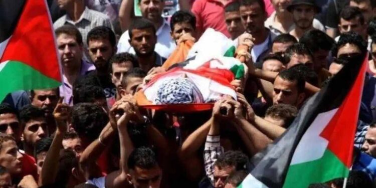 Death of a Palestinian Affected by his Wounds