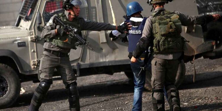 اعتداءات الاحتلال الإسرائيلي بحق الصحفيين