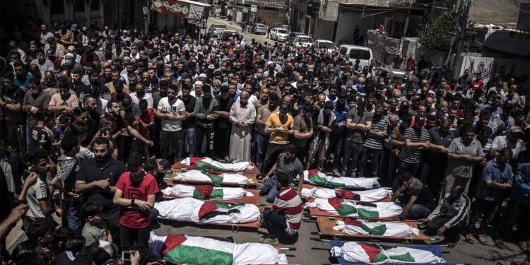 Victims of Al-Wehda Neighborhood’s Massacre in Gaza