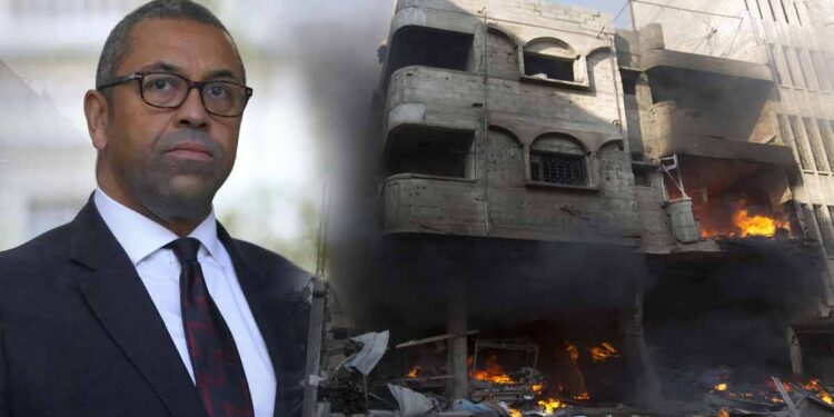 British Minister for the Middle East, James Cleverly