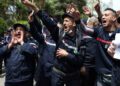 Algerian firefighters