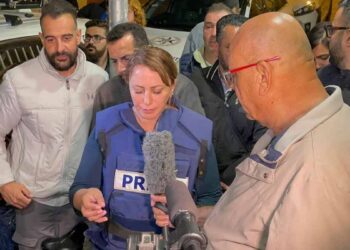 جيفارا البديري عقب الإفراج عنها