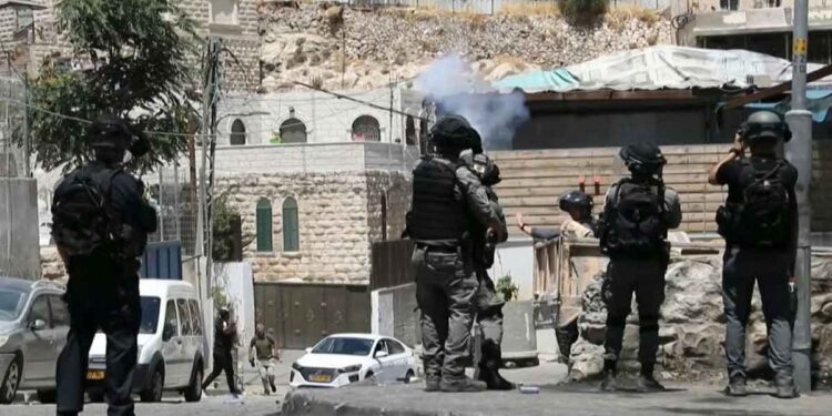 Palestinians protesting home demolitions injured by occupation forces