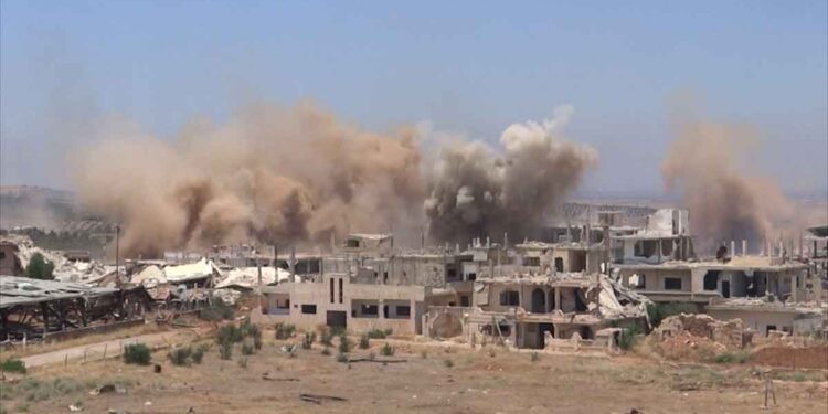 Daraa regime attacks