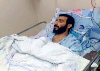 Palestinian striking prisoner Kayed Al-Fasfous