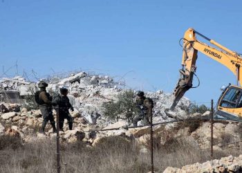 صورة ارشيفية هدم منشأة فلسطينية