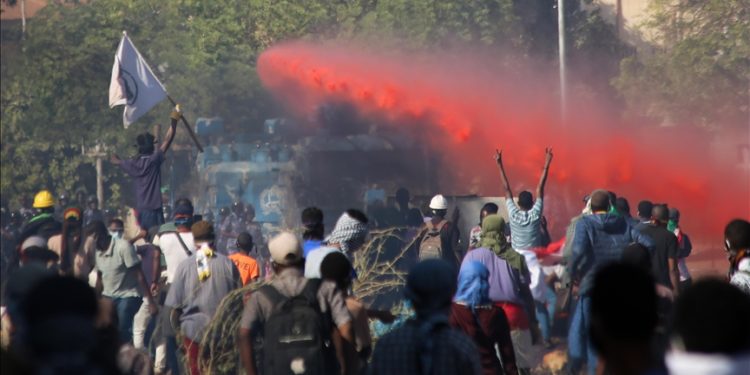 مظاهرات السودان صورة من الارشيف