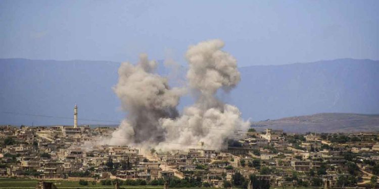 Syria – 12 Civilians killed and Injured in Russian Bombing of Idlib