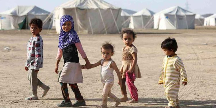 من الارشيف نازحون من اليمن