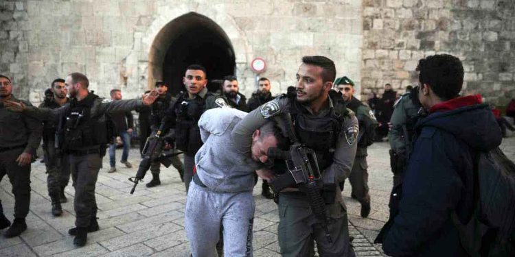 صورة ارشيفية لاعتقالات في القدس
