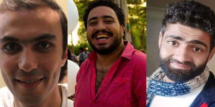 الطبيب وليد شوقي، وعبدالرحمن طارق الشهير بـ"موكا"، وأحمد ماهر الشهير بـ"ريجو"