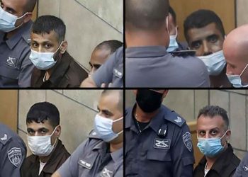 خمس سنوات، بحق ستة أسرى فلسطينيين، بتهمة حفر نفق أسفل سجن "جلبوع".