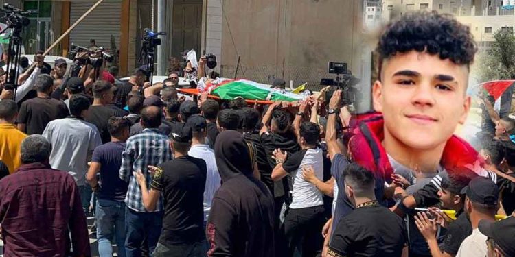 Ghaith Yamin, 16, who suffered serious gunshot wounds to the head