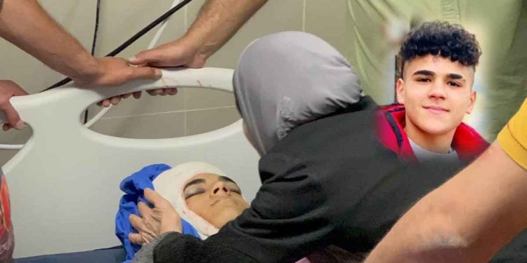 مقتل الطفل غيث رفيق يامين (16 عاماً) متأثراً بجروحٍ حرجة أصيب بها برصاص الاحتلال الحي في رأسه