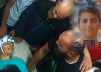 الطفل زيد محمد سعيد غنيم (15 عاماً) قُتل إثر إصابته برصاص الاحتلال الحي في الرقبة والظهر
