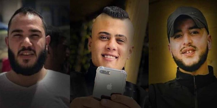 مقتل ثلاثة شباب فلسطينيين وهم يوسف ناصر صلاح (23 عاما)، وبراء كمال لحلوح (24 عاما)، وليث صلاح أبو سرور (24 عاما)