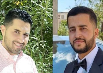 الناشط السياسي أحمد هريش والمحامي الناشط أحمد الخصيب