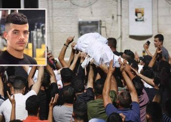مقتل الفتى الفلسطيني أمجد أبو عليا برصاص الاحتلال الإسرائيلي