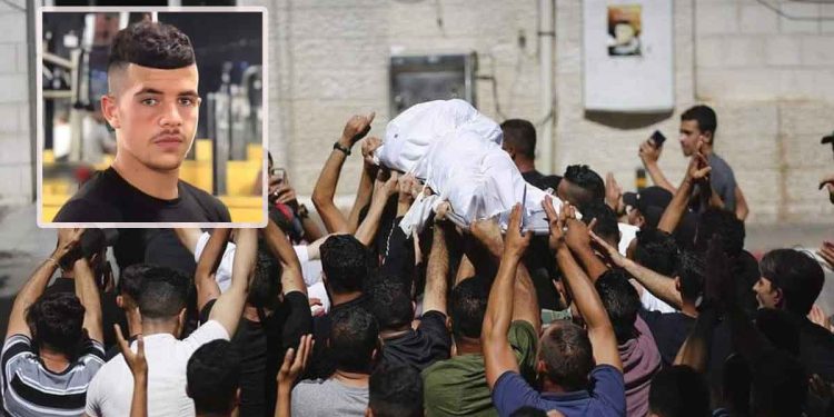 مقتل الفتى الفلسطيني أمجد أبو عليا برصاص الاحتلال الإسرائيلي