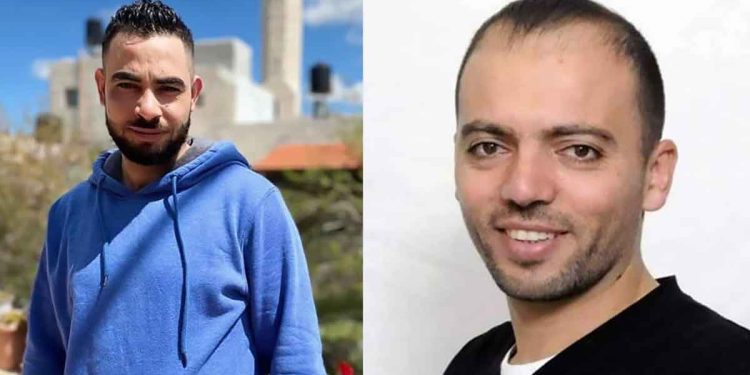 المعتقل الفلسطيني خليل عواودة والمعتقل رائد ريان