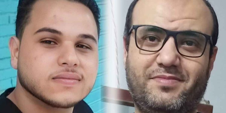 المعتقل الشاب مصطفى نافع رمضان (19 عاماً) و المعتقل أحمد السيد علي جاب الله (42 عاماً)