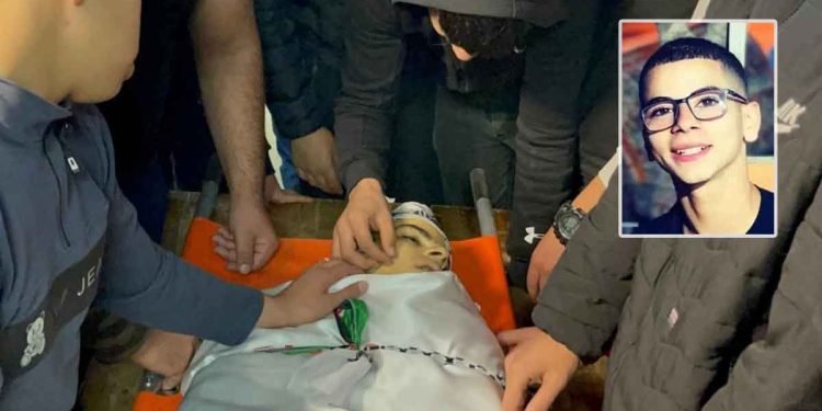 Israeli occupation forces shoot and kill 16-year-old Ahmed Shahaadeh