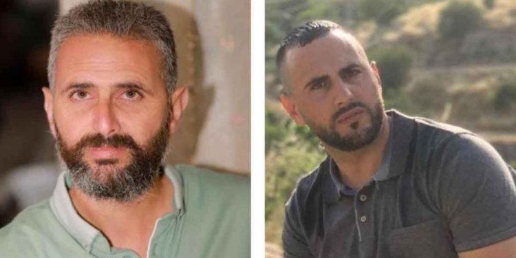 الشقيقان أحمد وعدال موسى (من بلدة الخضر جنوب الضفة)