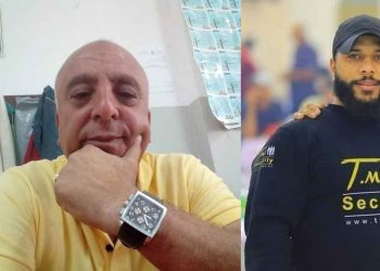 Jawad Bawaqna, a 57-year-old school teacher, and Adham Jabbarin, a 28-year-old young man