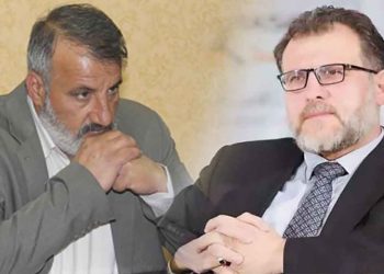 Former mayor of Maan, Majid Fawaz Al-Sharari and former member of the Teachers’ Union in Maan, Ayman Saqallah Al-Fanataseh