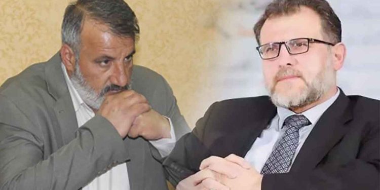 Former mayor of Maan, Majid Fawaz Al-Sharari and former member of the Teachers’ Union in Maan, Ayman Saqallah Al-Fanataseh