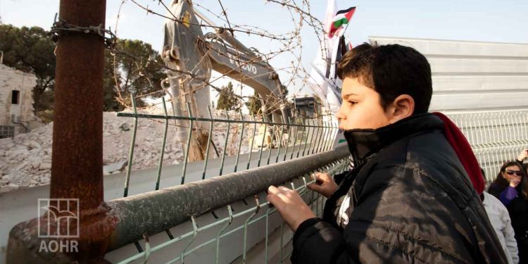 الاحتلال الإسرائيلي يهدم منزلين لفلسطينيين صورة من الارشيف