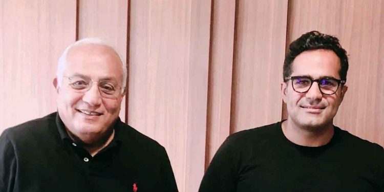 businessman Safwan Thabet and his son, Seif.