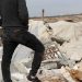 صورة من الارشيف لمنزل فلسطيني مهدوم