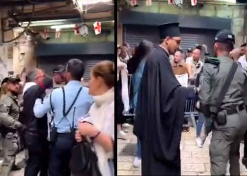 الاحتلال يعتدي على المسيحيين المحتفلين بـ"سبت النور" في القدس