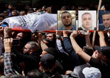 مقتل ثلاثة مواطنين، برصاص الاحتلال، اثنان منهم تشوهت ملامحهما بالكامل، جراء كثافة إطلاق النار عليهما. والقتلى هم: معاذ مصري، وإبراهيم جبر، وحسن قطناني.