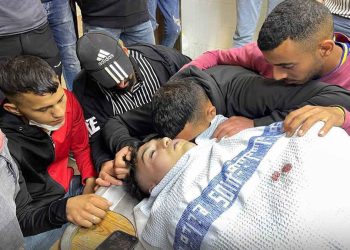 Saleh Muhammad Saleh Sabra, 22, was shot dead in the chest by Israeli gunfire