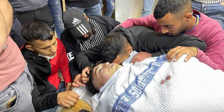 Saleh Muhammad Saleh Sabra, 22, was shot dead in the chest by Israeli gunfire