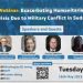 Webinar: Exacerbating Humanitarian Crisis Due to Military Conflict in Sudan