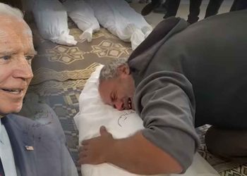 Biden and Sunak’s hands are stained with the blood of Palestinians and they are fully responsible for all the massacres