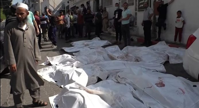 1900 قتيل و7696 جريحاً في عدوان الاحتلال الإسرائيلي على غزة